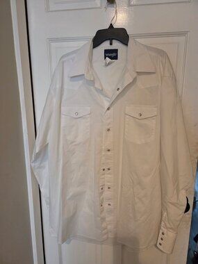 Wrangler Men's Western Pearl Snap Shirt